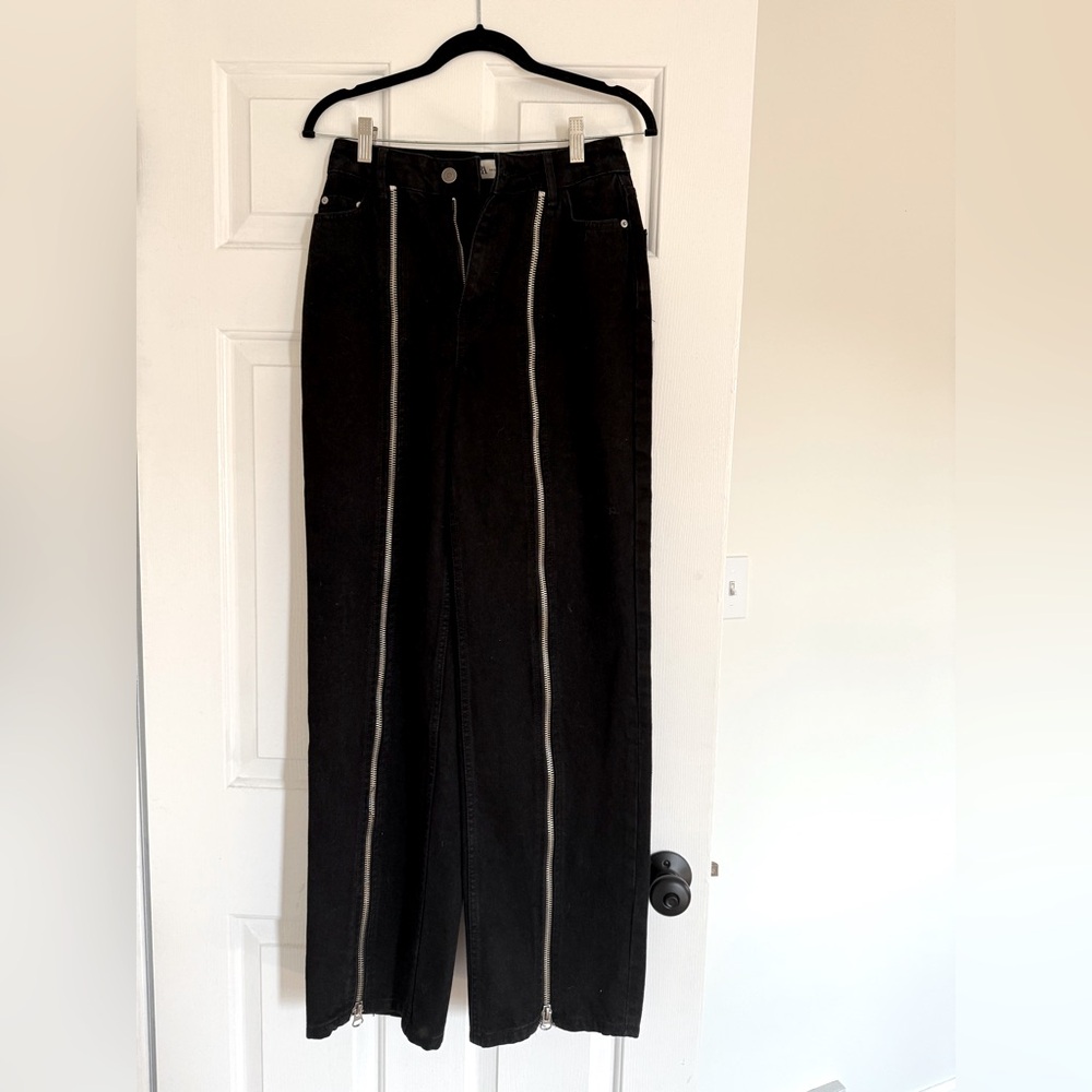 Zara zipper jeans
